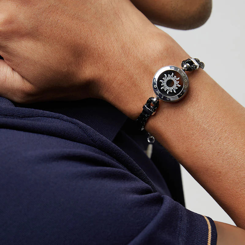 Sun&Moon smart bracelets with braided strap