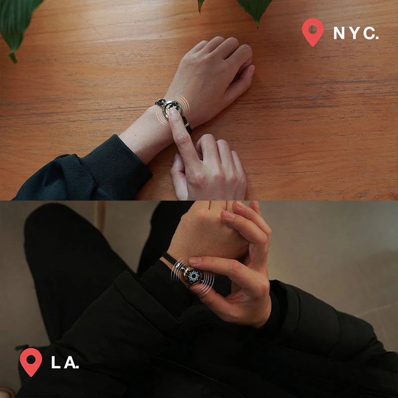 Sun&Moon smart bracelets with braided strap