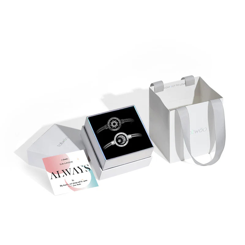 Sun&Moon smart bracelets with snake chain
