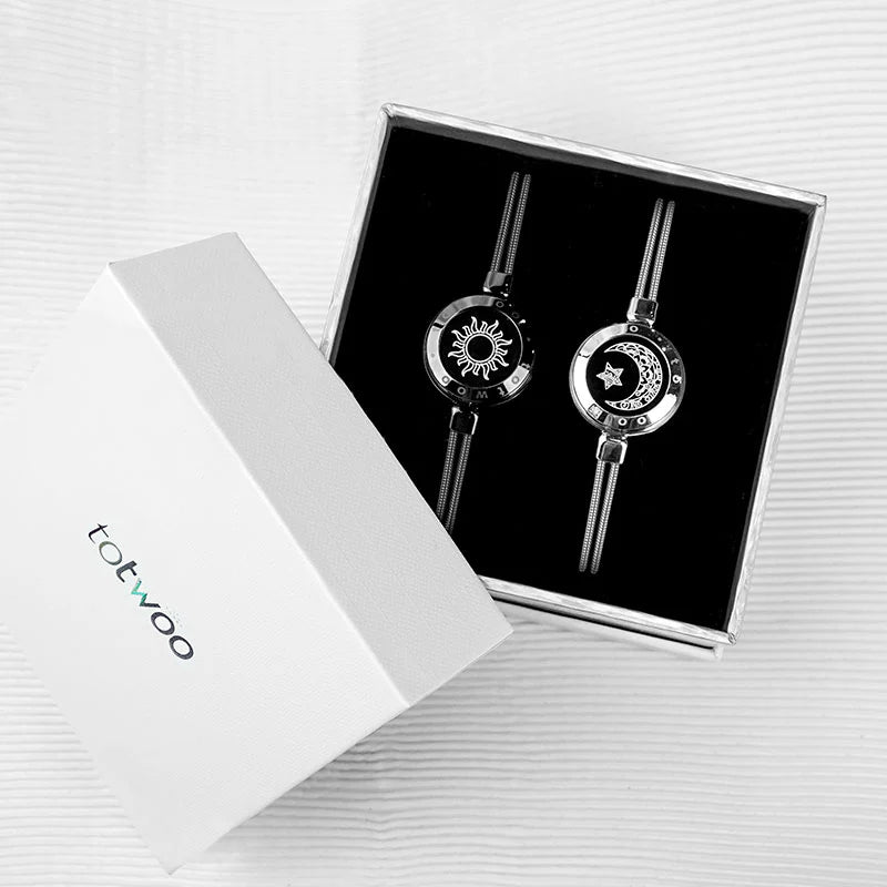 Sun&Moon smart bracelets with snake chain