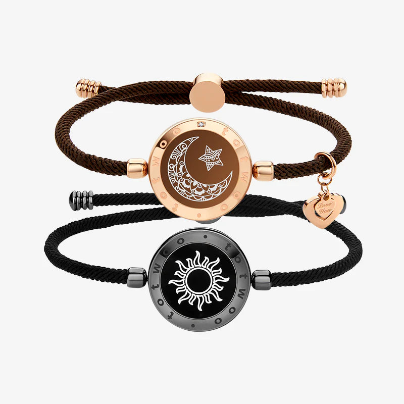 Sun&Moon smart bracelets with Milanese rope