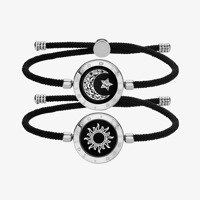 Sun&Moon smart bracelets with Milanese rope