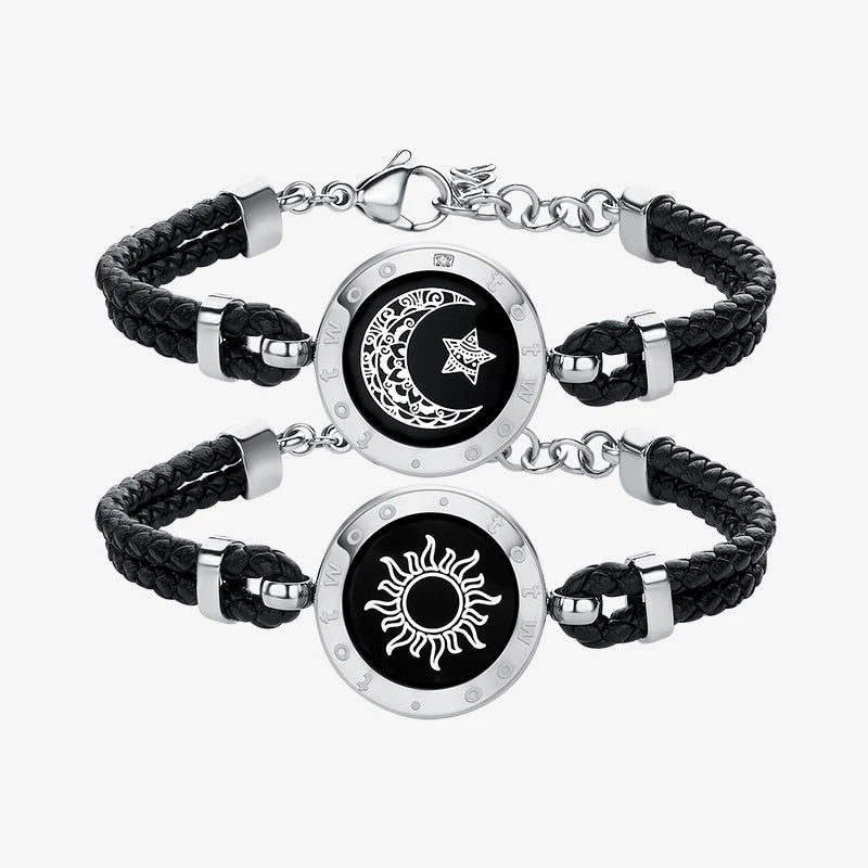 Sun&Moon smart bracelets with braided strap