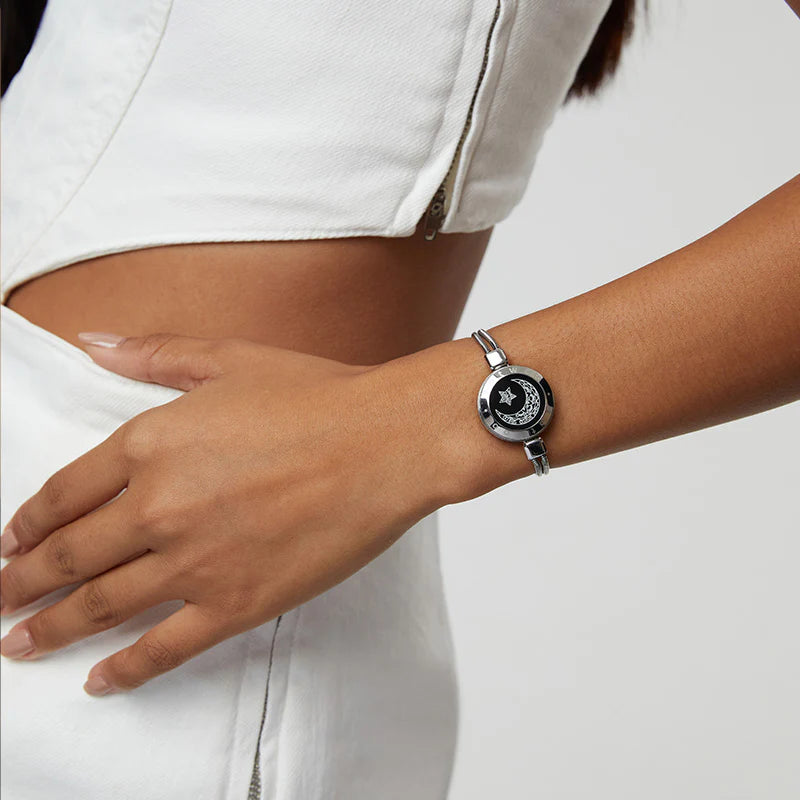 Sun&Moon smart bracelets with snake chain