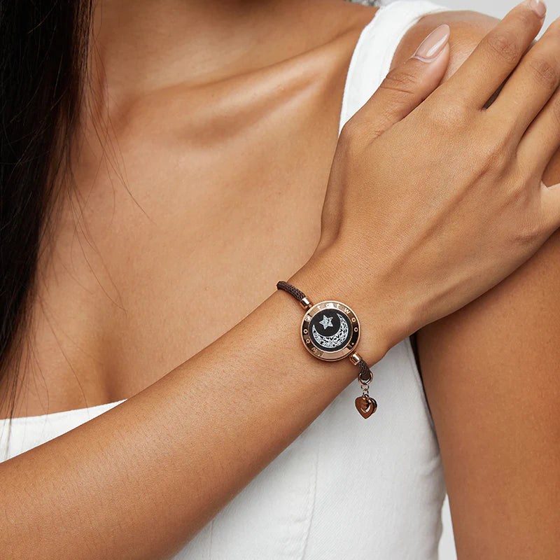 Sun&Moon smart bracelets with Milanese rope