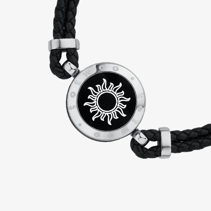 Sun&Moon smart bracelets with snake chain & braided strap