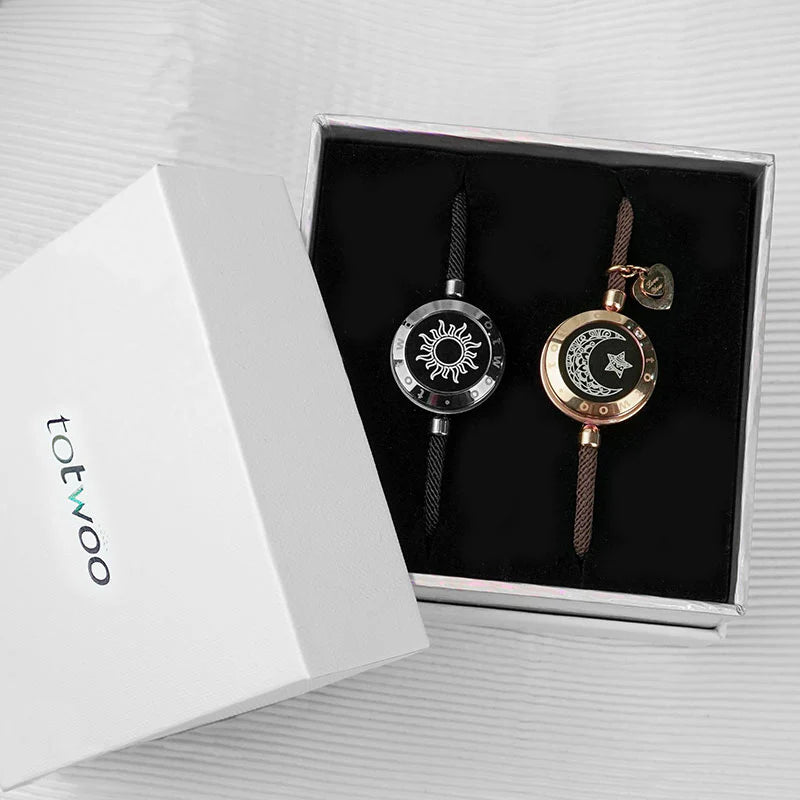 Sun&Moon smart bracelets with Milanese rope