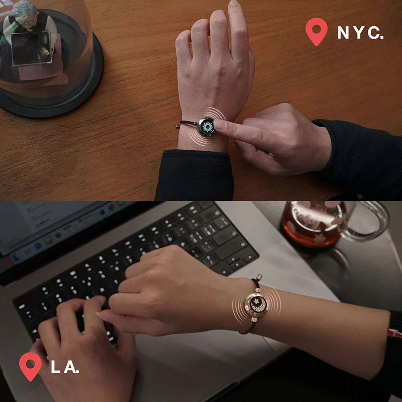 Sun&Moon smart bracelets with Milanese rope