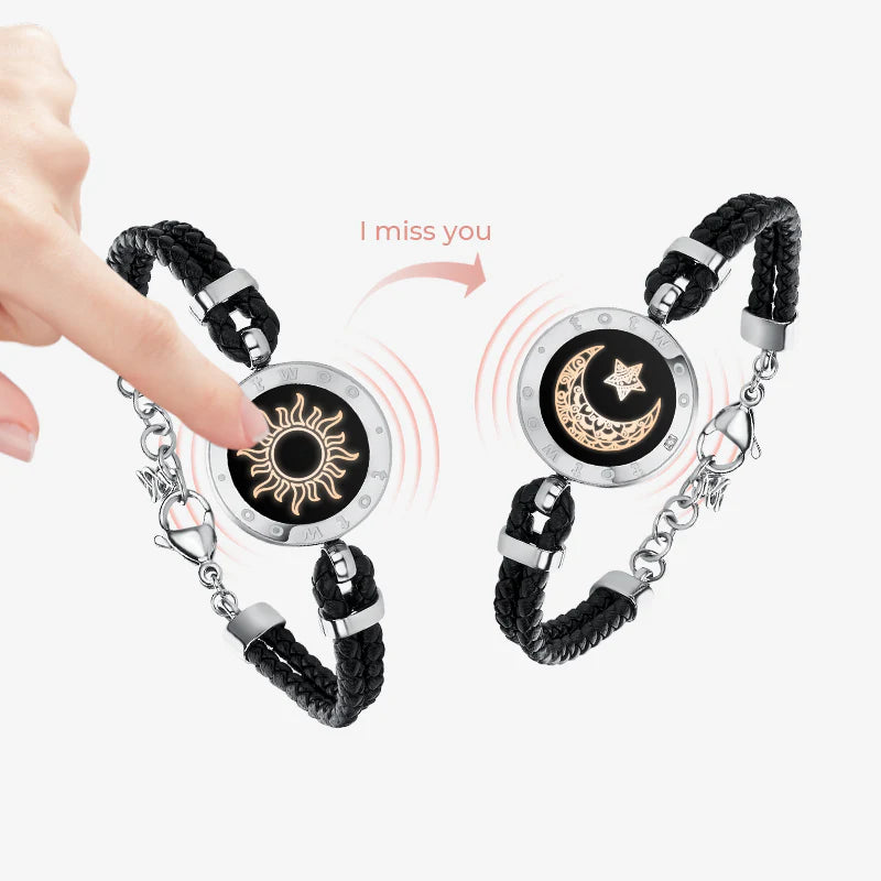 Sun&Moon smart bracelets with braided strap