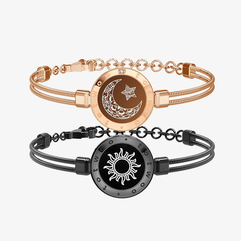 Sun&Moon smart bracelets with snake chain
